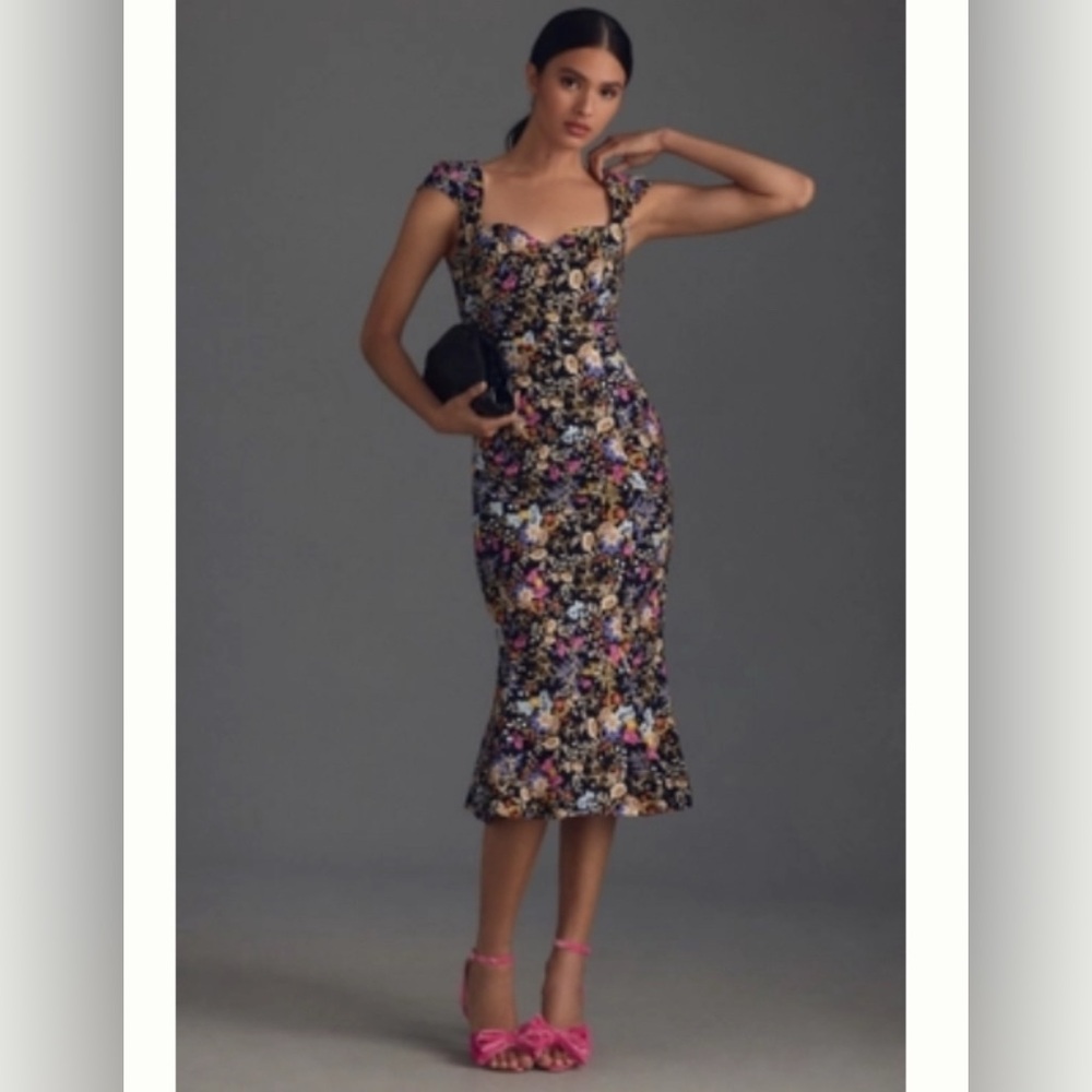 Anthropologie Cecily Fit & Flare Sweetheart Dress by Maeve